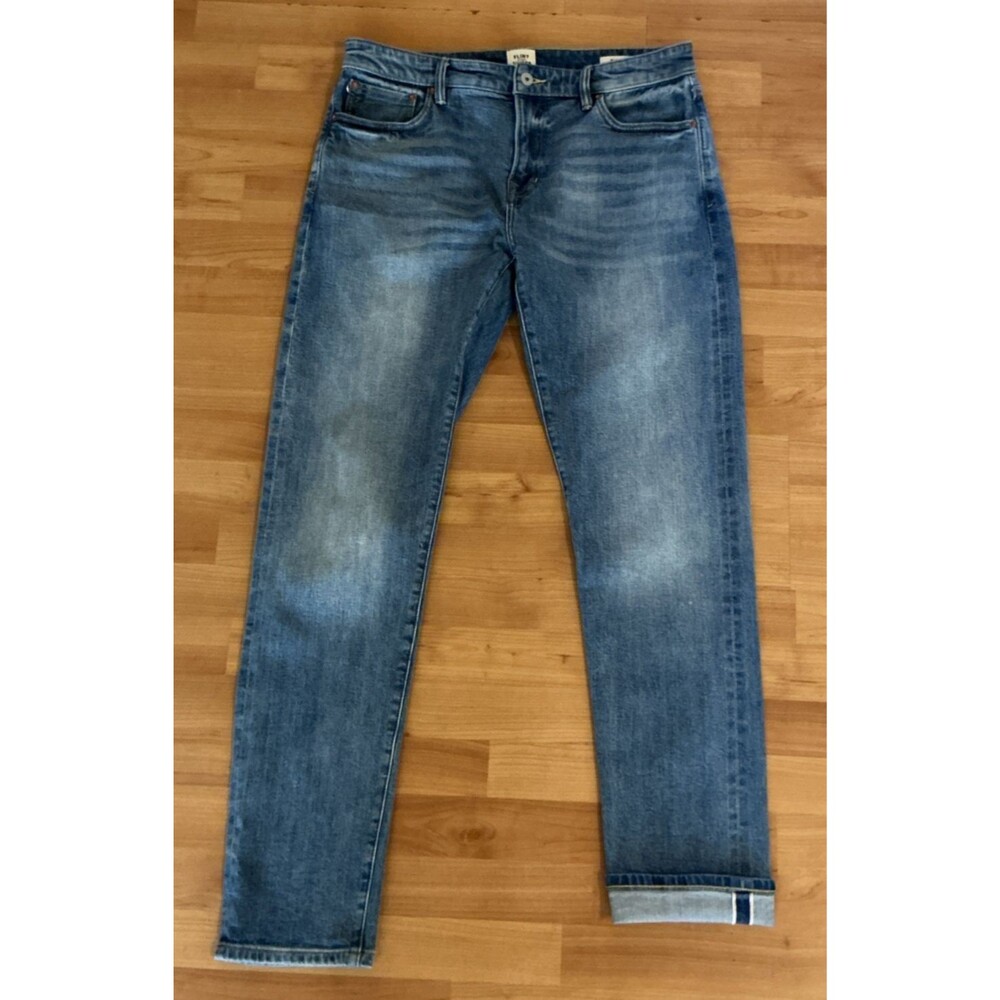 Men's Stretch Selvedge Blue Jeans